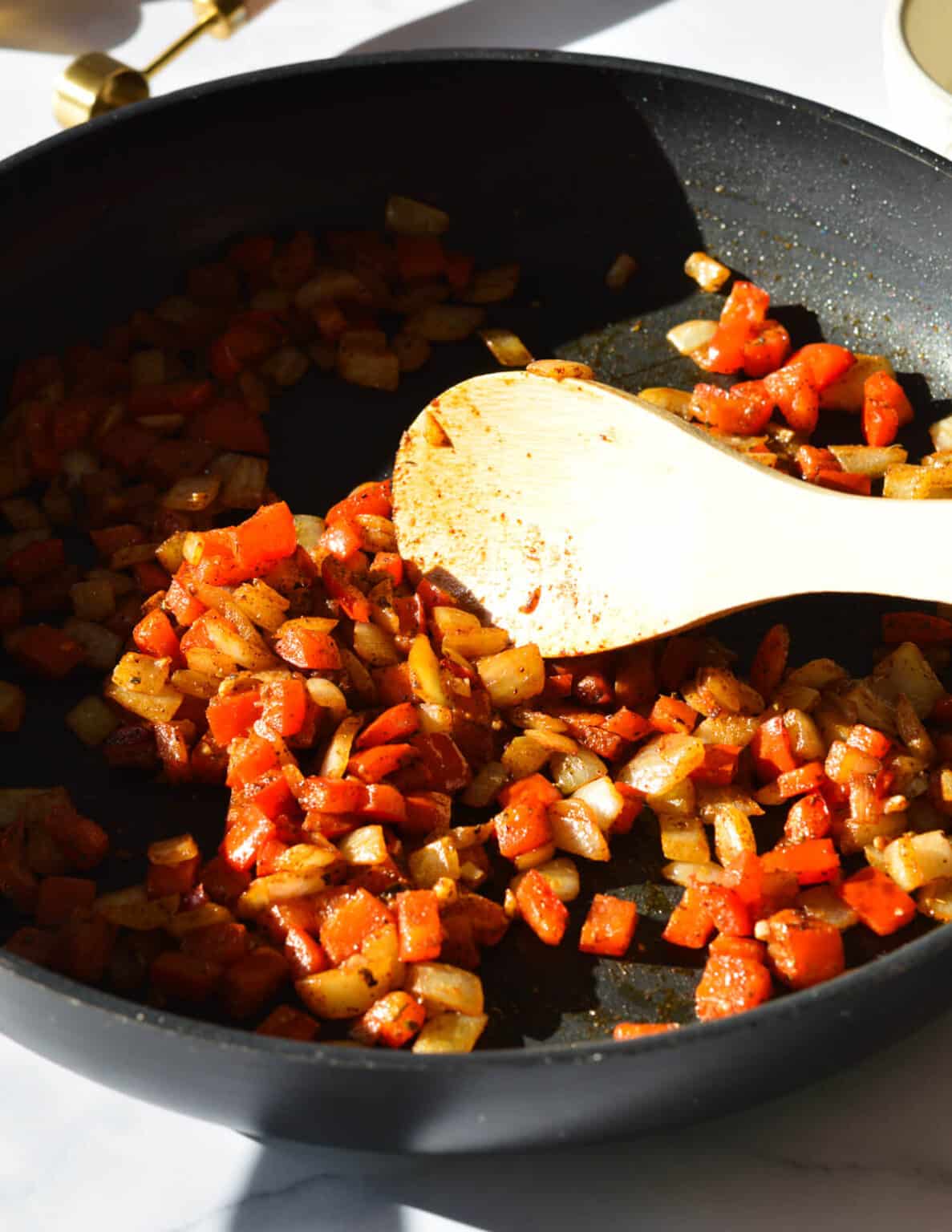 Spicy Black Bean Burger - caramel and cashews