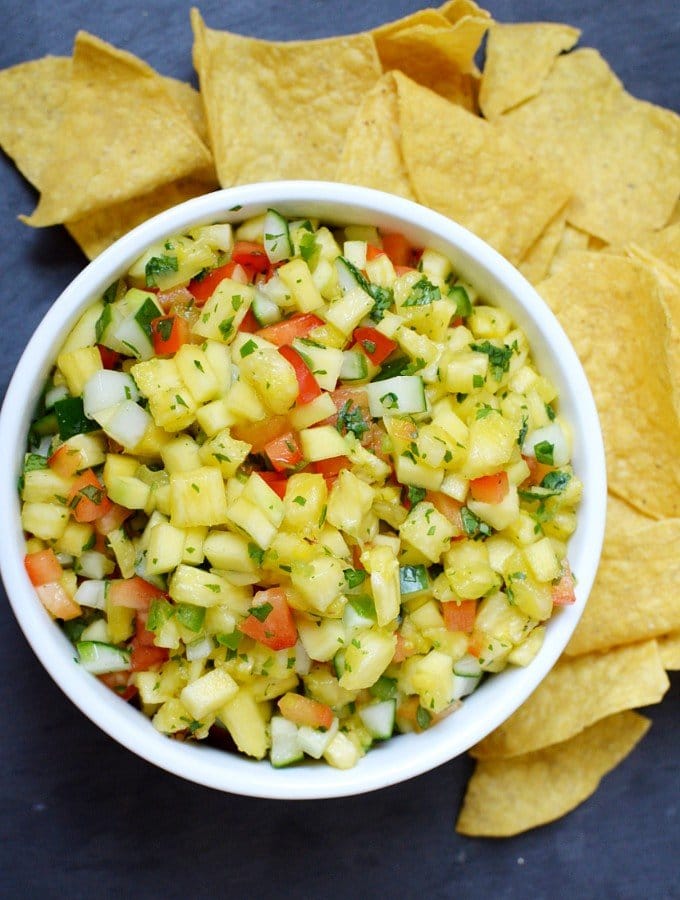 mango pineapple salsa recipe