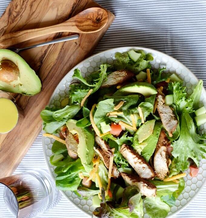 simple grilled chicken salad recipe