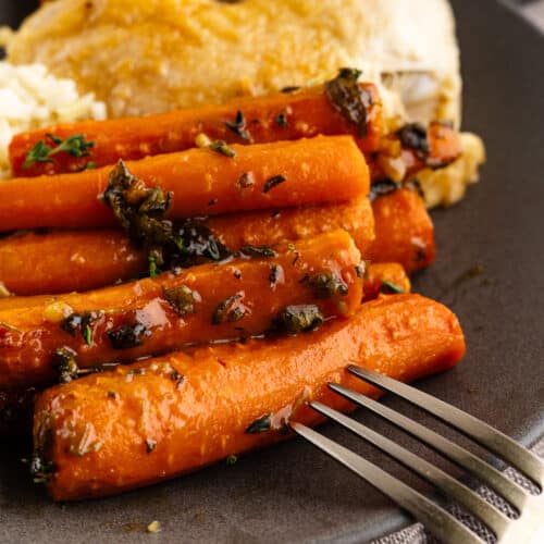 maple roasted carrots
