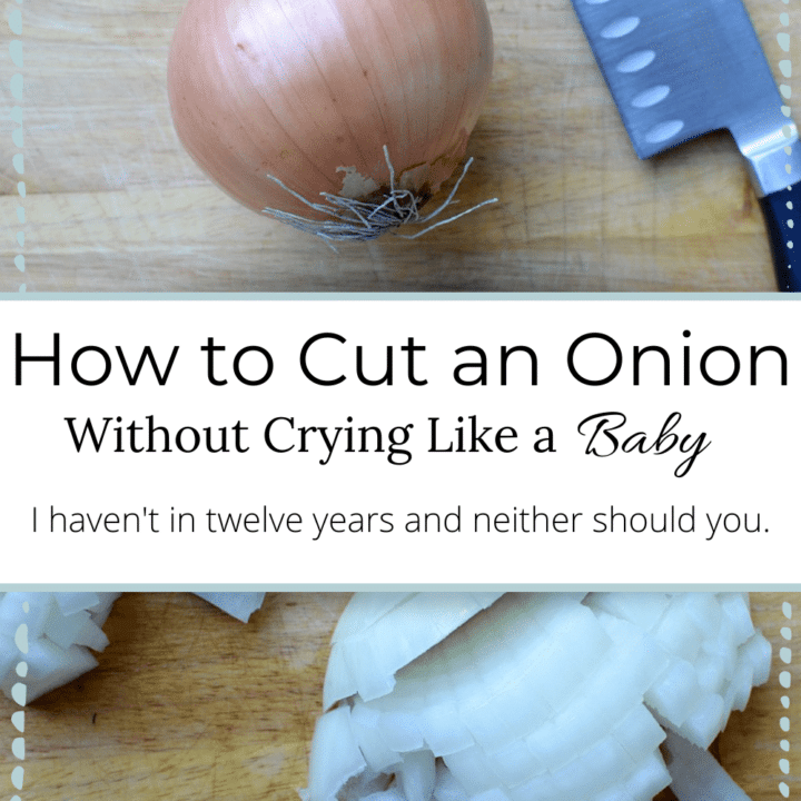 Hpw to cut an onion without crying