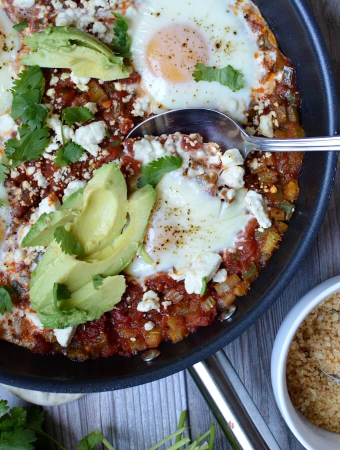 shakshuka with feta