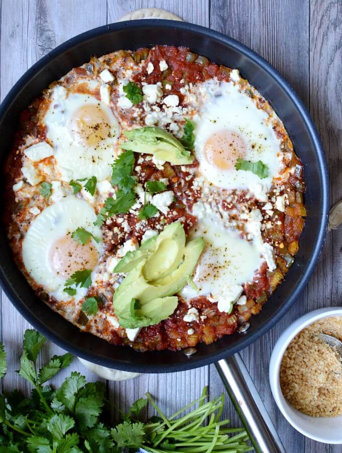 shakshuka with feta