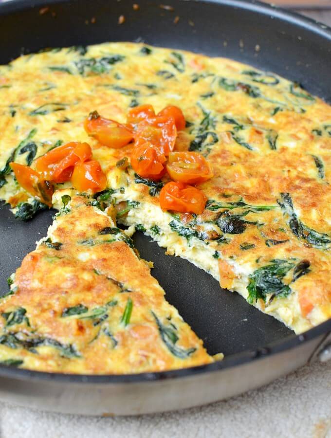 spinach frittata