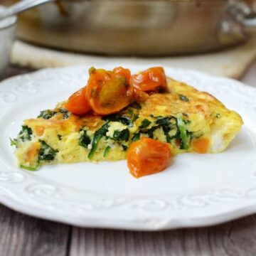 spinach frittata