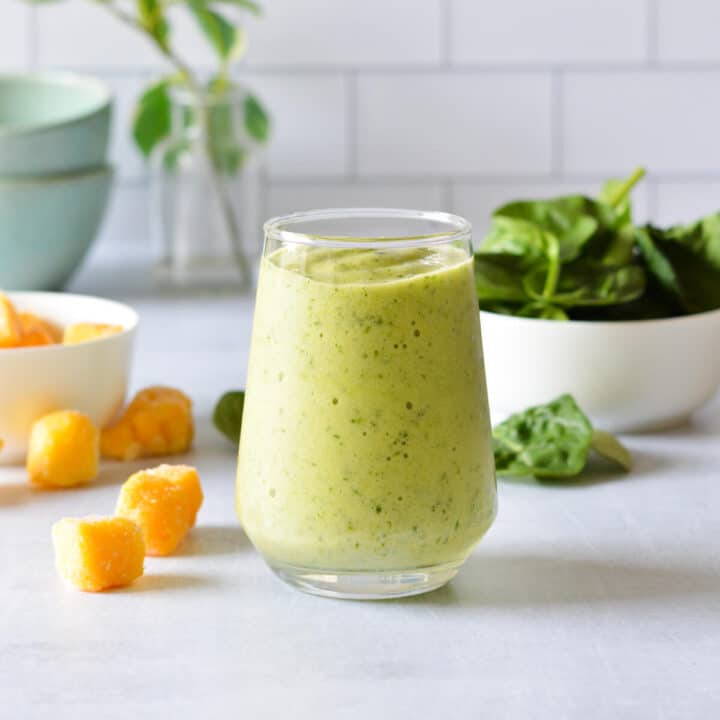 pineapple spinach smoothie.