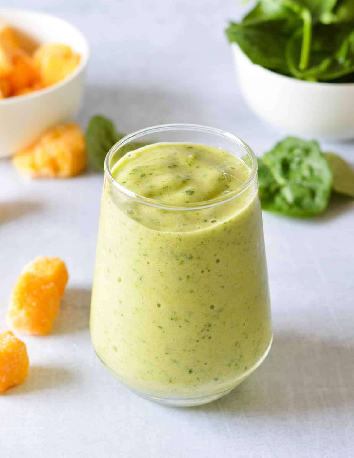 pineapple green smoothie.