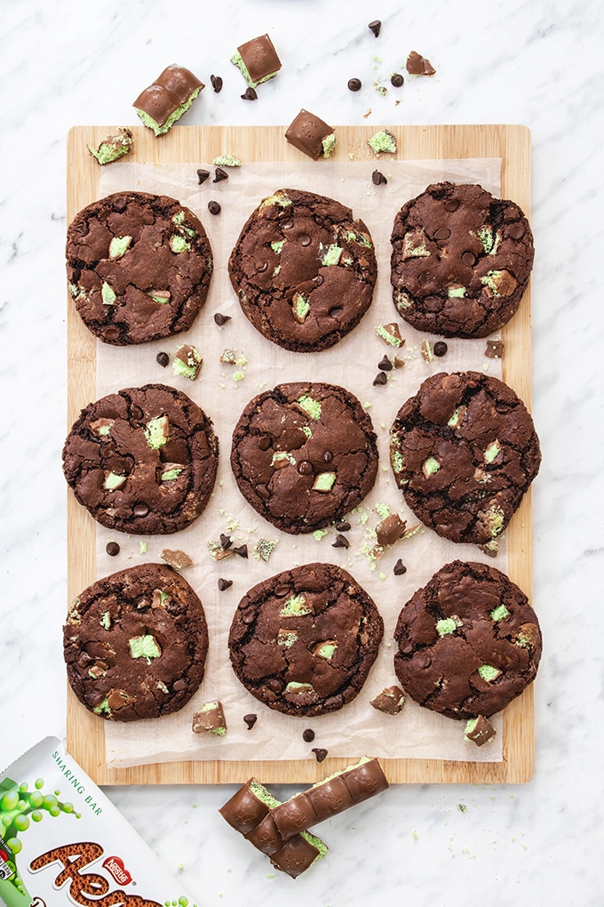 gluten free chocolate mint cookies