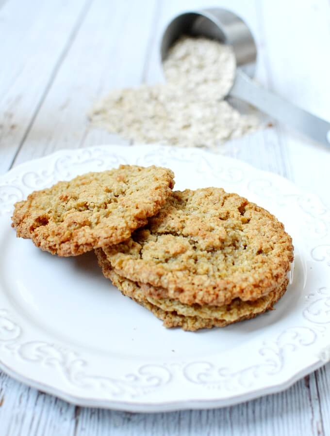 flourless oatmeal cookies