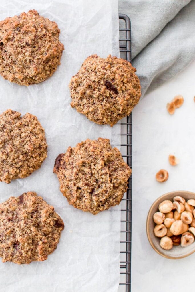 gluten free hazelnut cookies