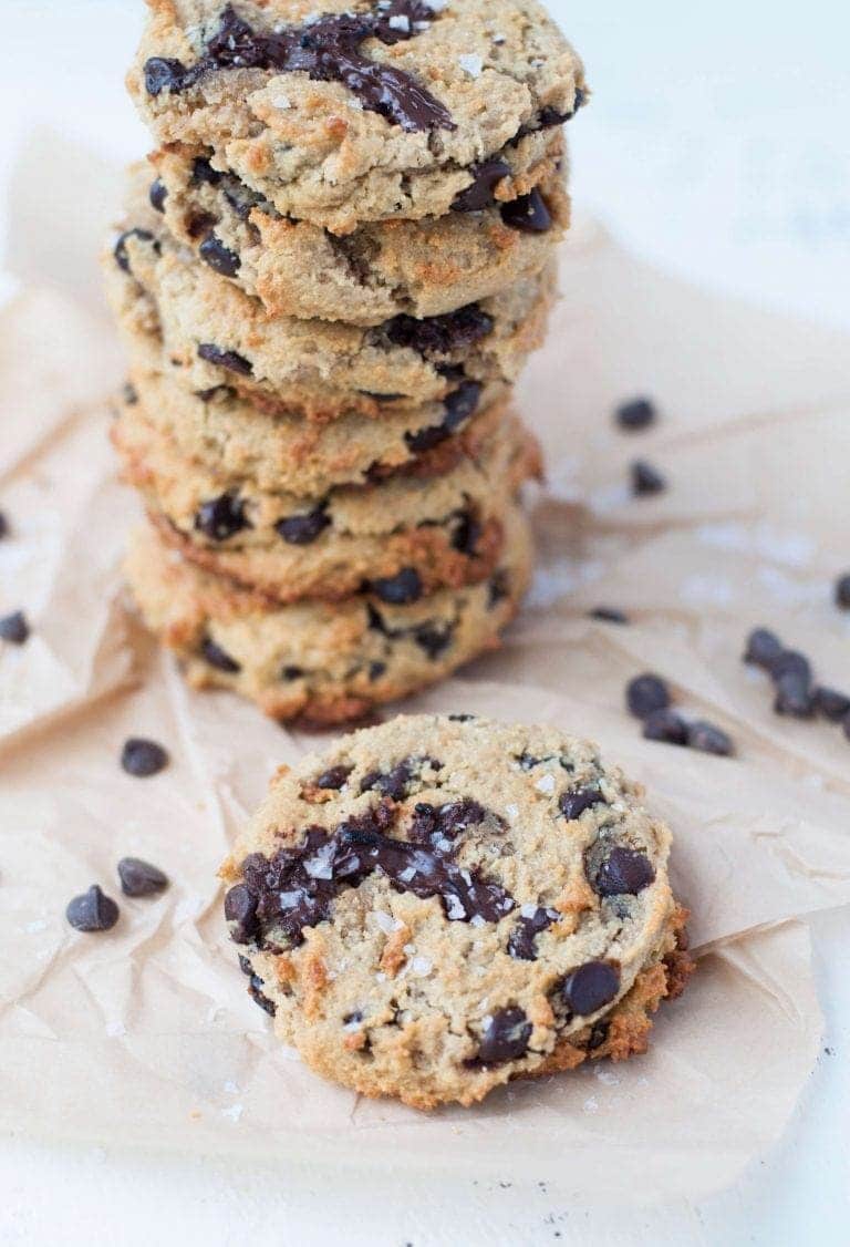 salted caramel chocolate chip cookies