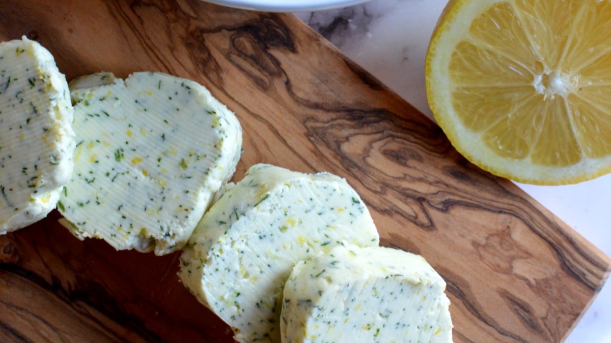 slices of dill butter
