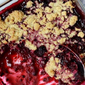 gluten free blackberry crisp