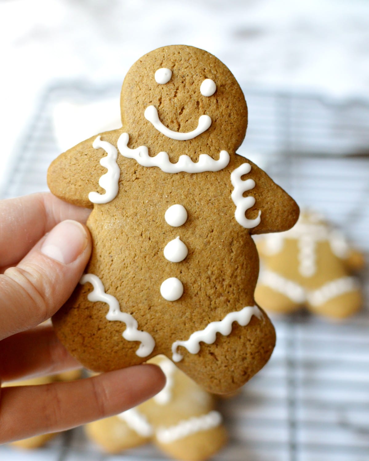 a gluten free gingerbread man