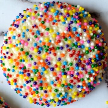 gluten free sprinkle cookie