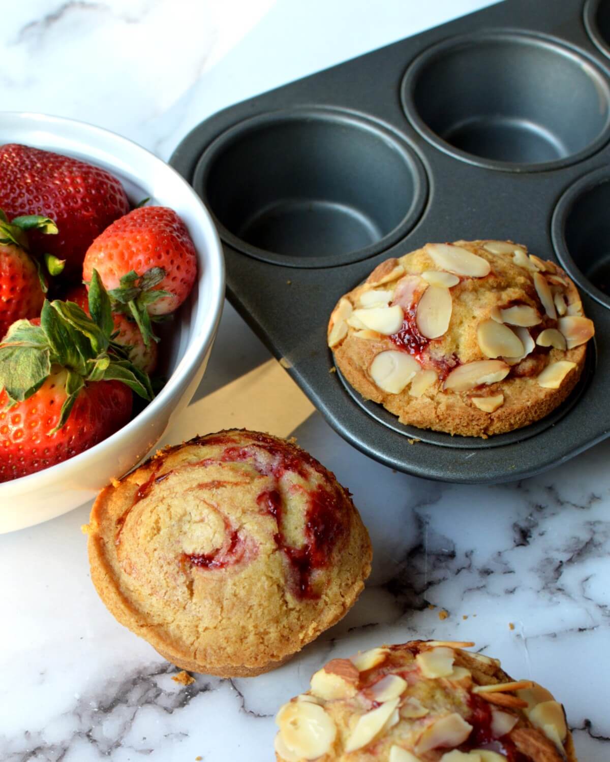 Gluten free strawberry muffins