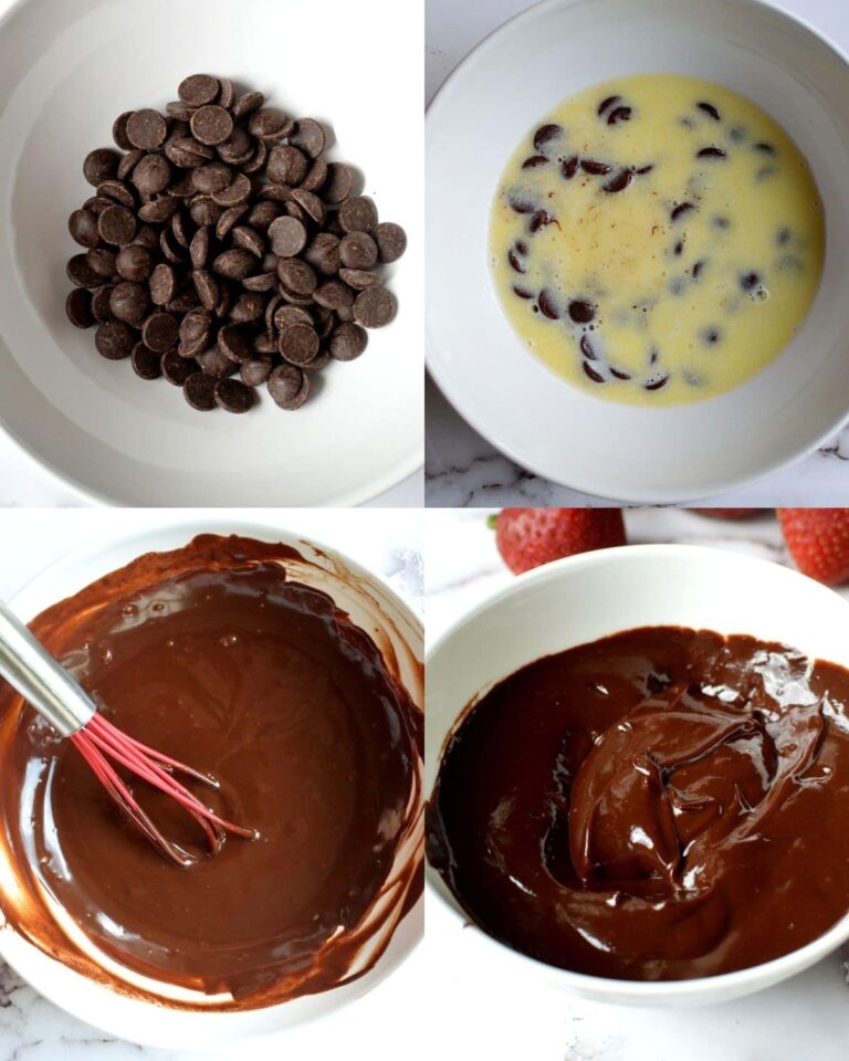 Chocolate ganache without cream caramel and cashews