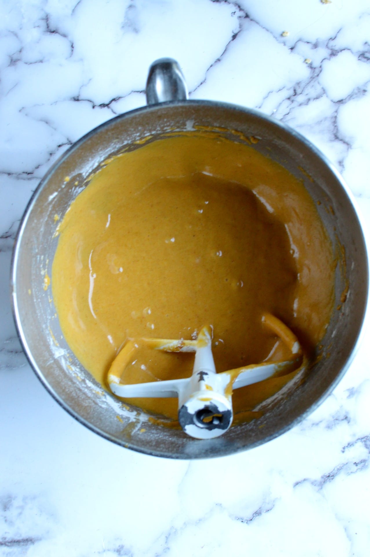 pumpkin cupcake batter