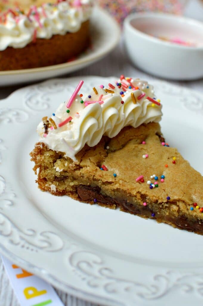 Gluten Free Cookie Cake caramel and cashews