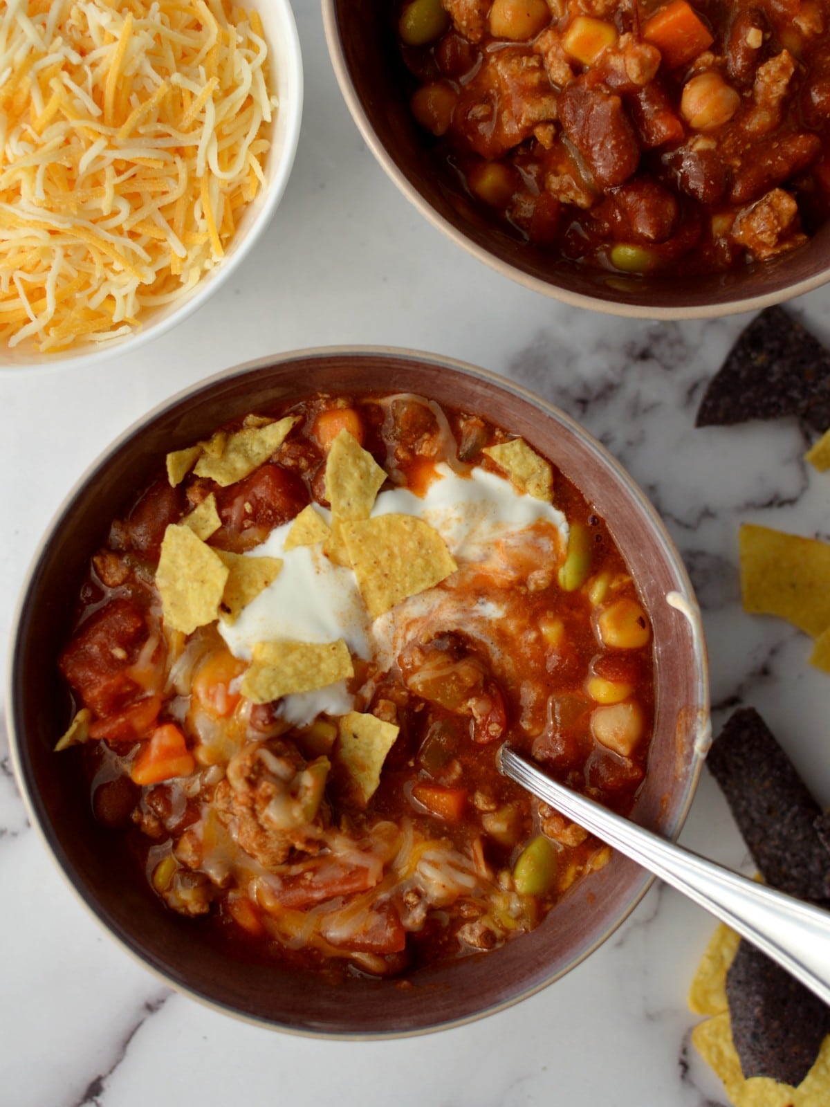 Healthy Turkey Chili Recipe (Panera Copycat) - Healthy Little Peach