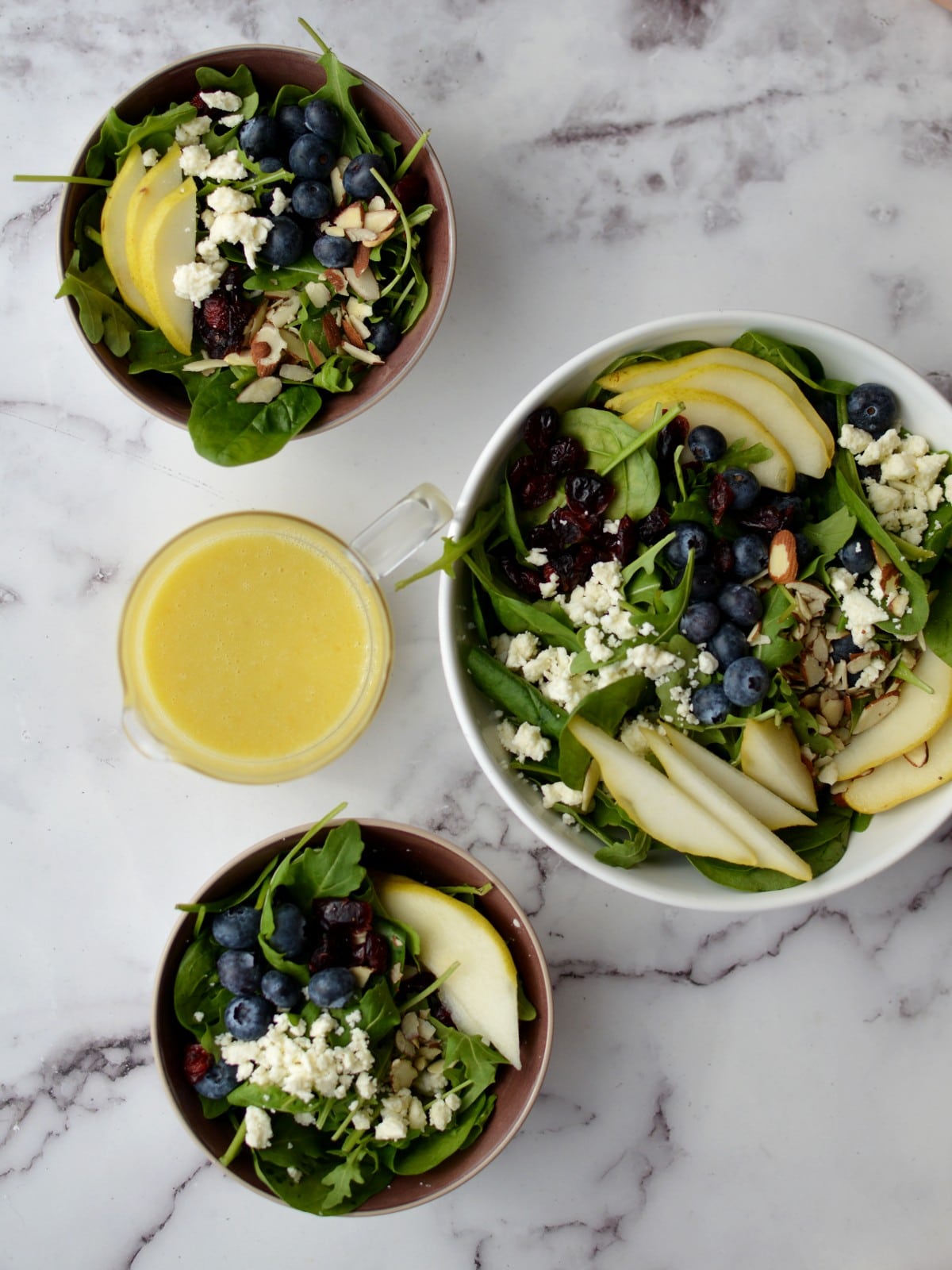 arugula salads with feta