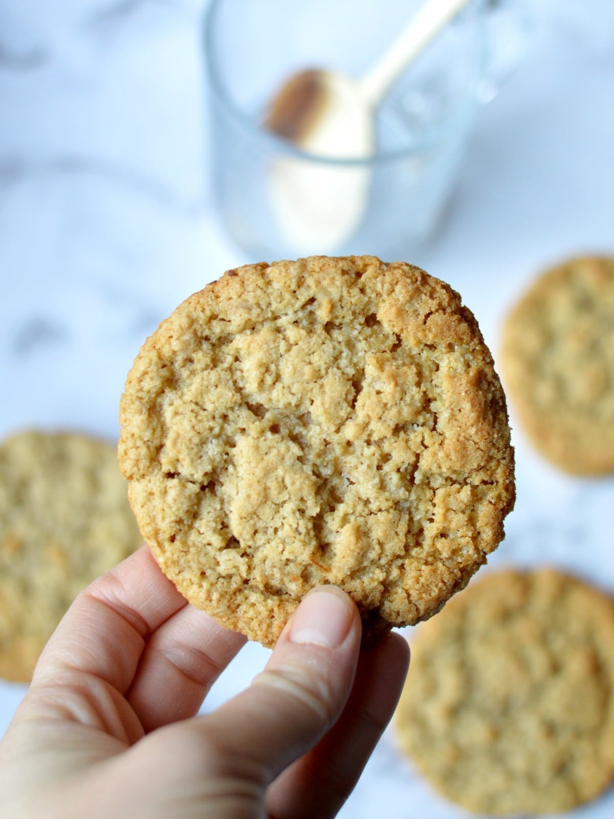 almond flour oatmeal cookie