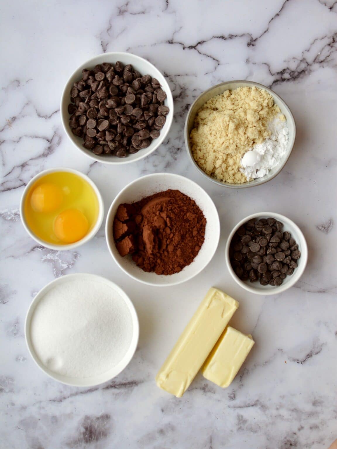 Fudgy Almond Flour Brownies caramel and cashews