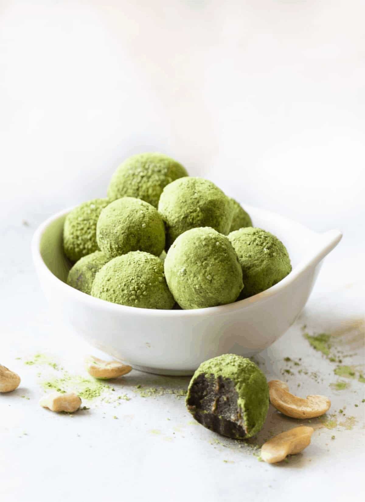 matcha energy balls