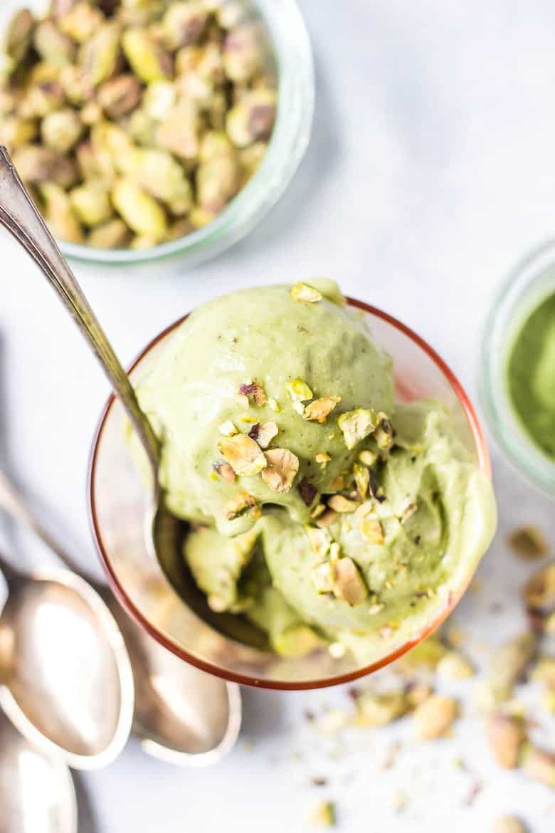 vegan matcha ice cream