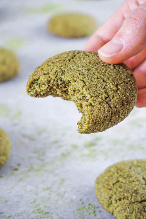 keto matcha cookies