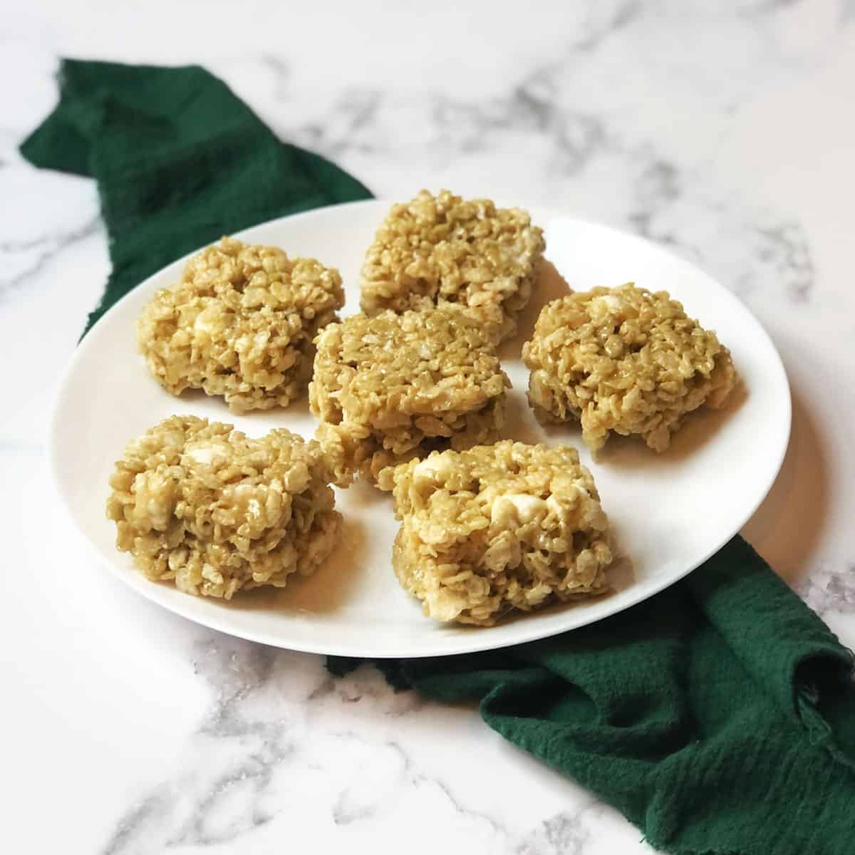 matcha rice crispy treats