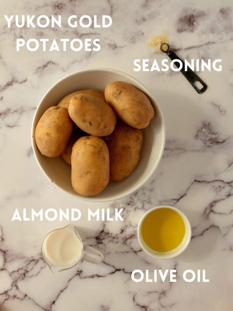 Almond Milk Mashed Potatoes caramel and cashews