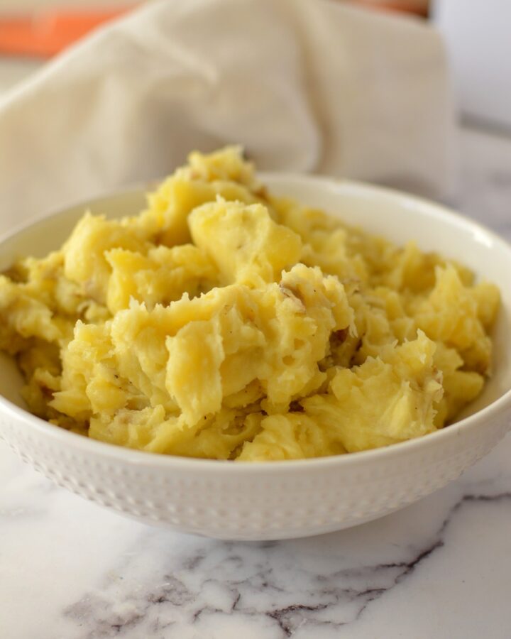 Almond Milk Mashed Potatoes caramel and cashews