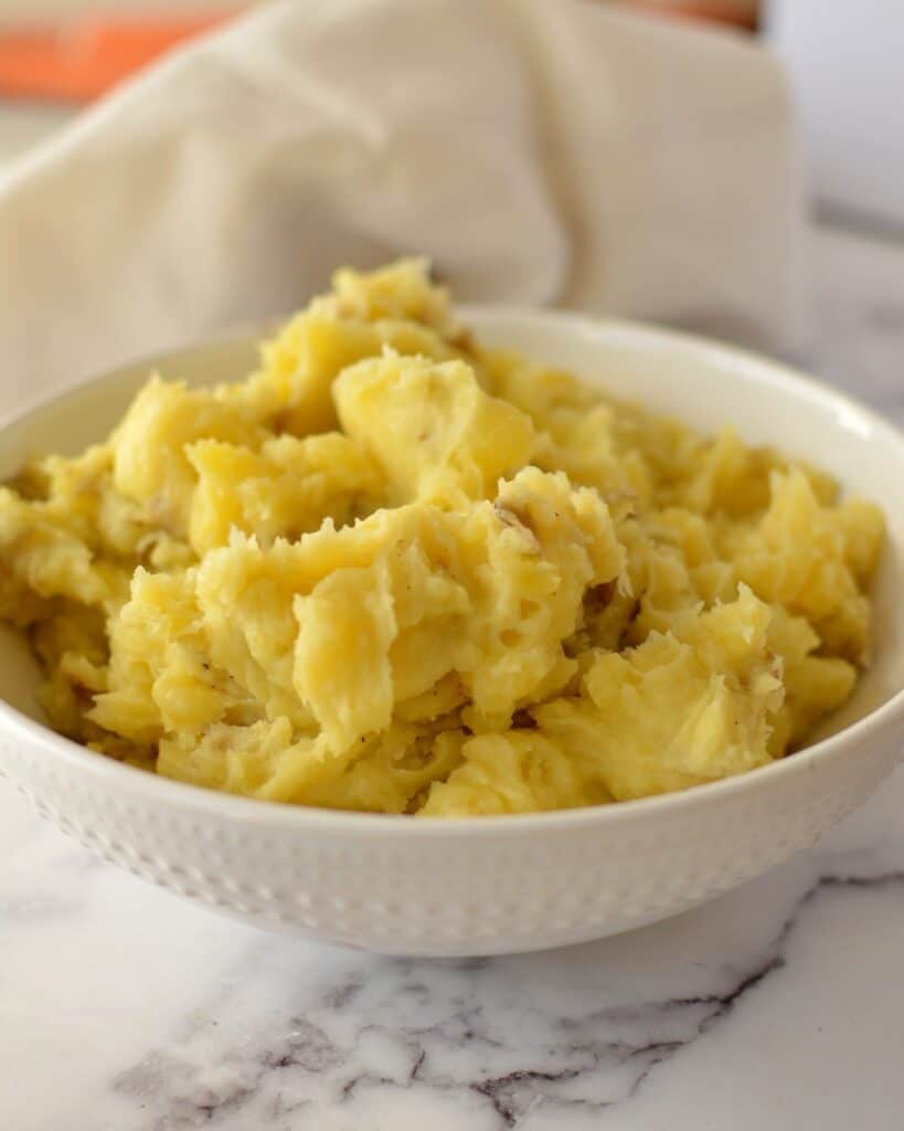 Almond Milk Mashed Potatoes caramel and cashews