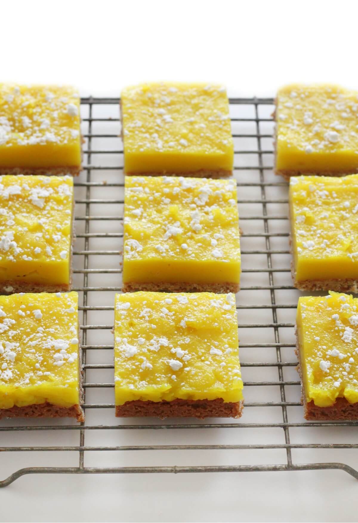 vegan lemon bars