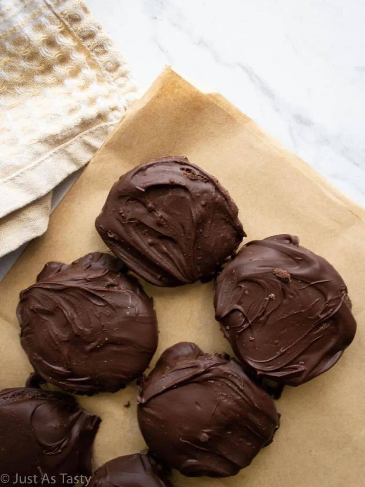 homemade thin mint cookies