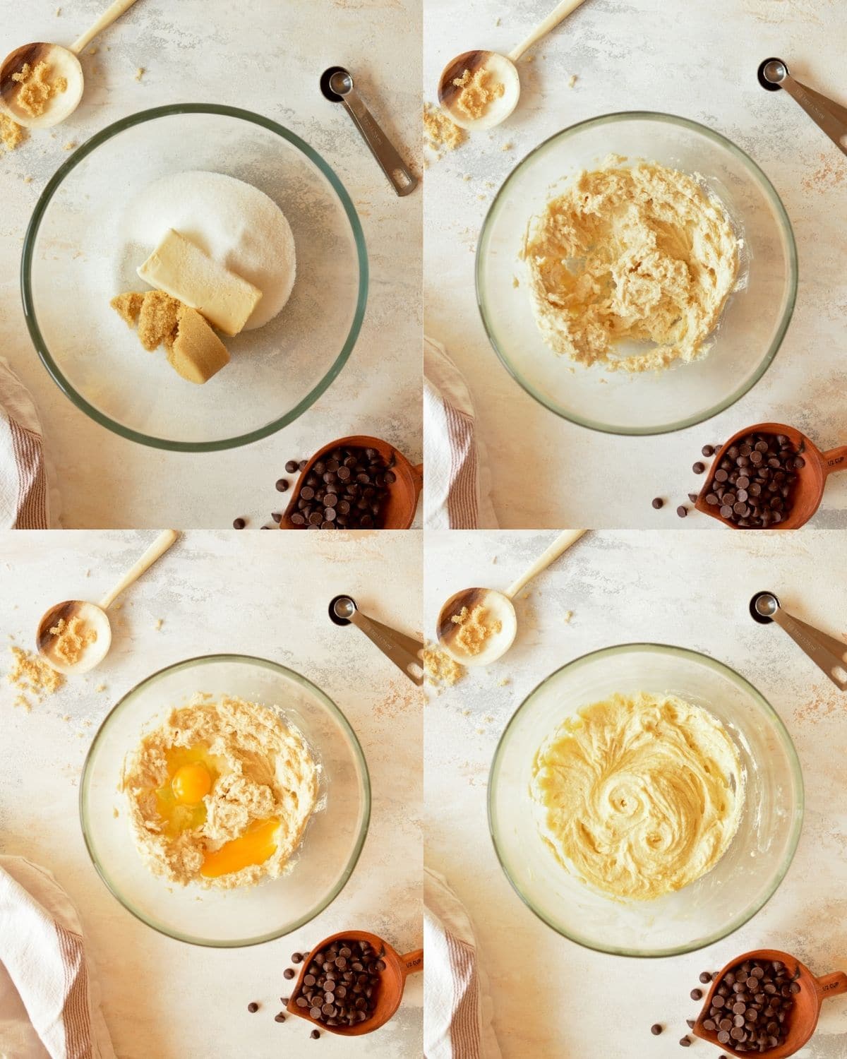 how to cream butter and sugar then mix in egg