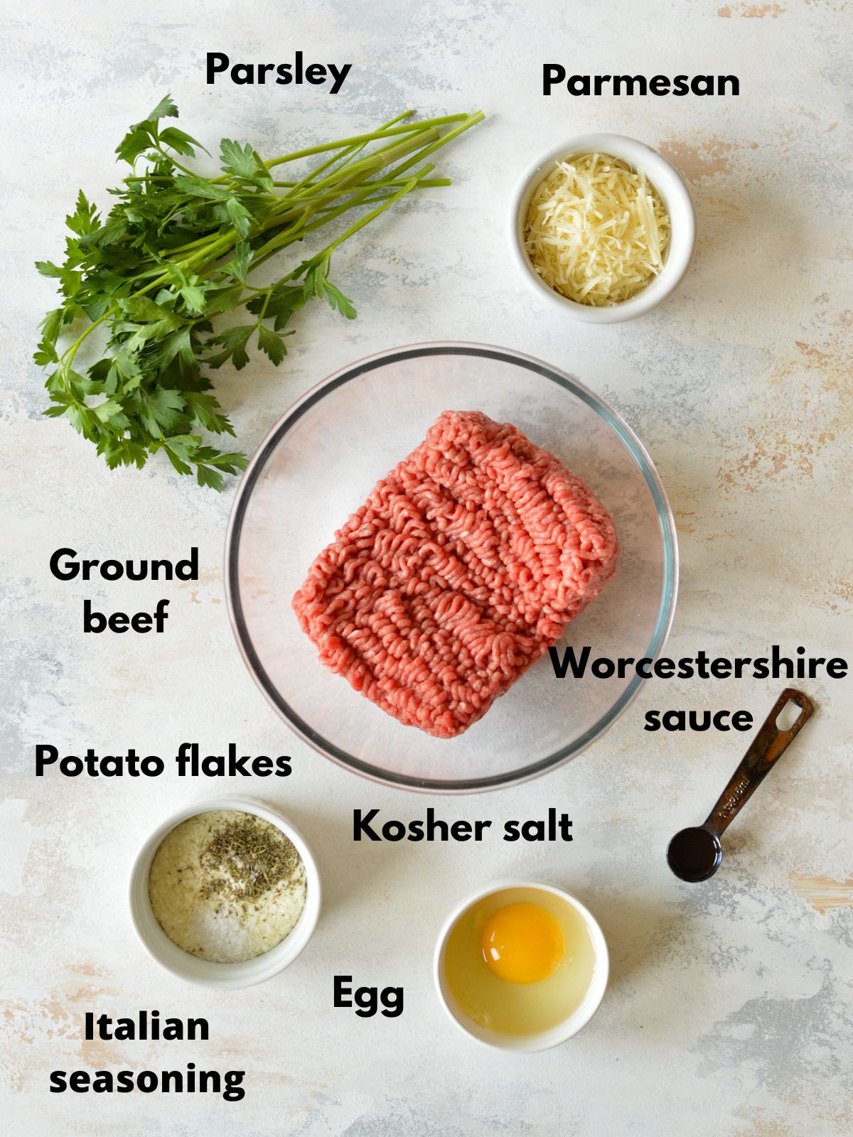 ingredients for gluten free meatballs