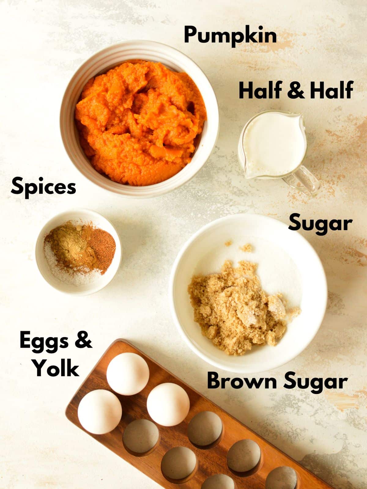 ingredients for pumpkin pie