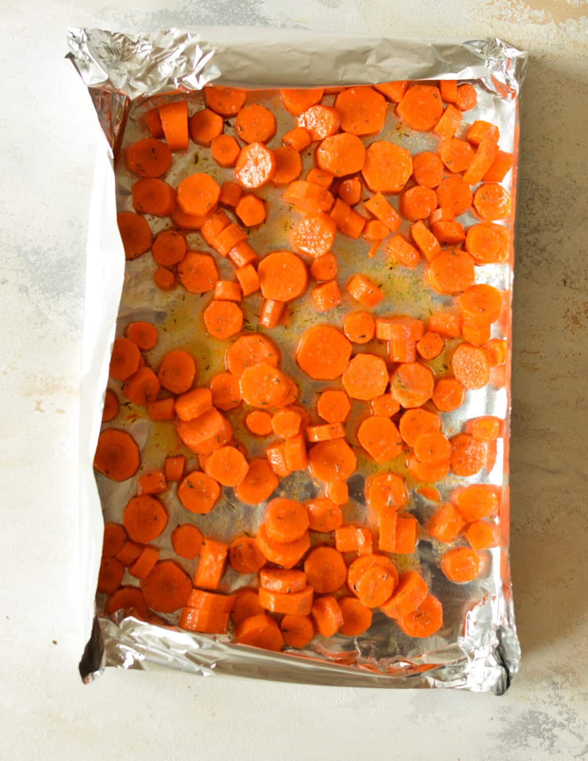 Grilled Carrots in Foil caramel and cashews