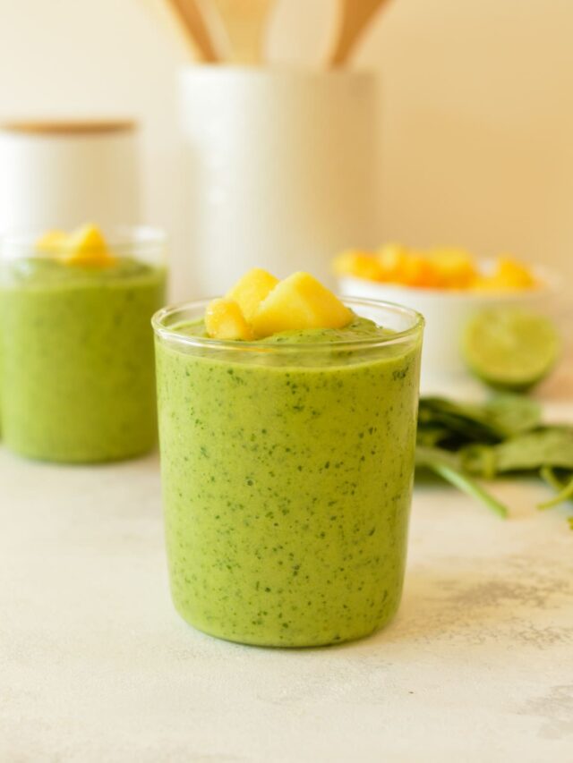 Tropical Iron Rich Smoothie caramel and cashews