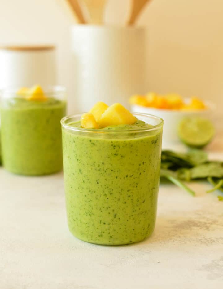 Tropical Iron Rich Smoothie caramel and cashews