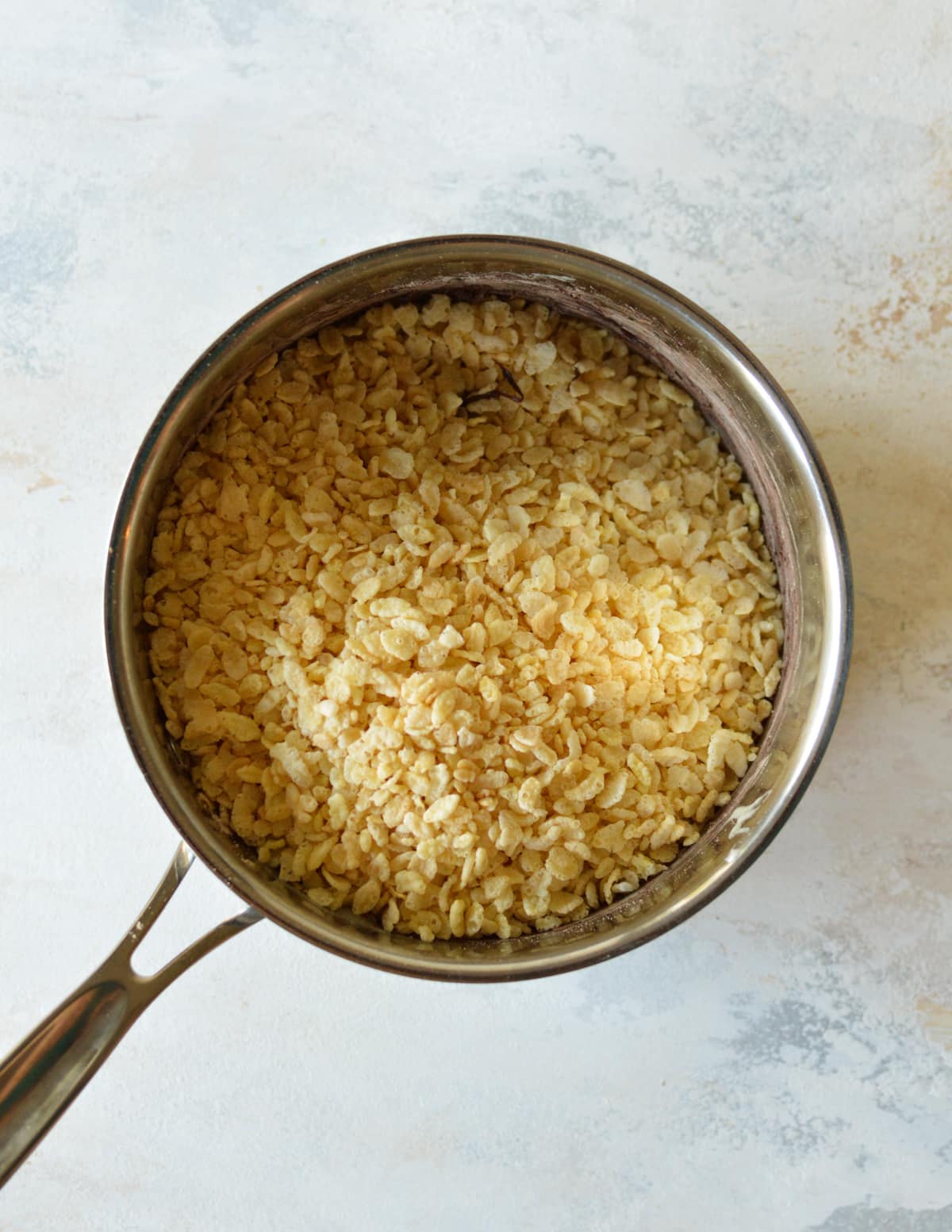 rice cereal in a pot