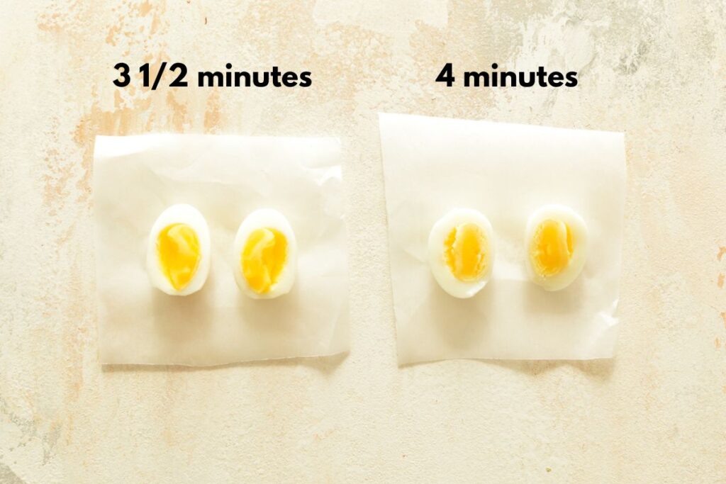 Soft Boiled Quail Eggs caramel and cashews