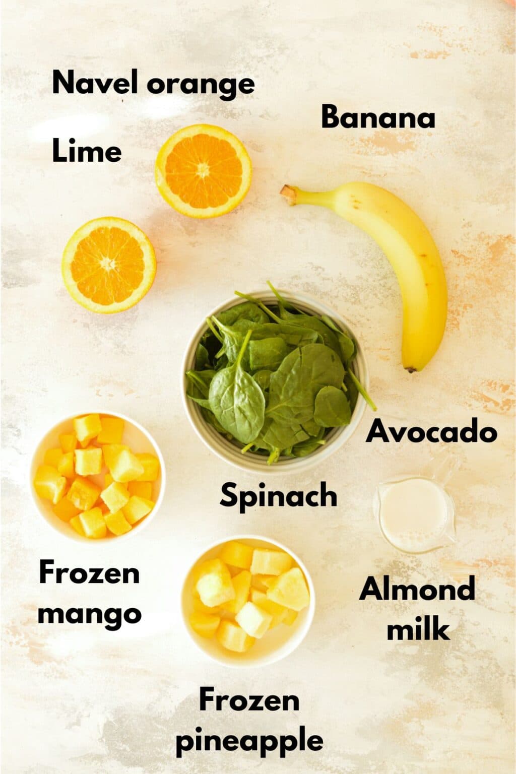 Tropical Iron Rich Smoothie caramel and cashews