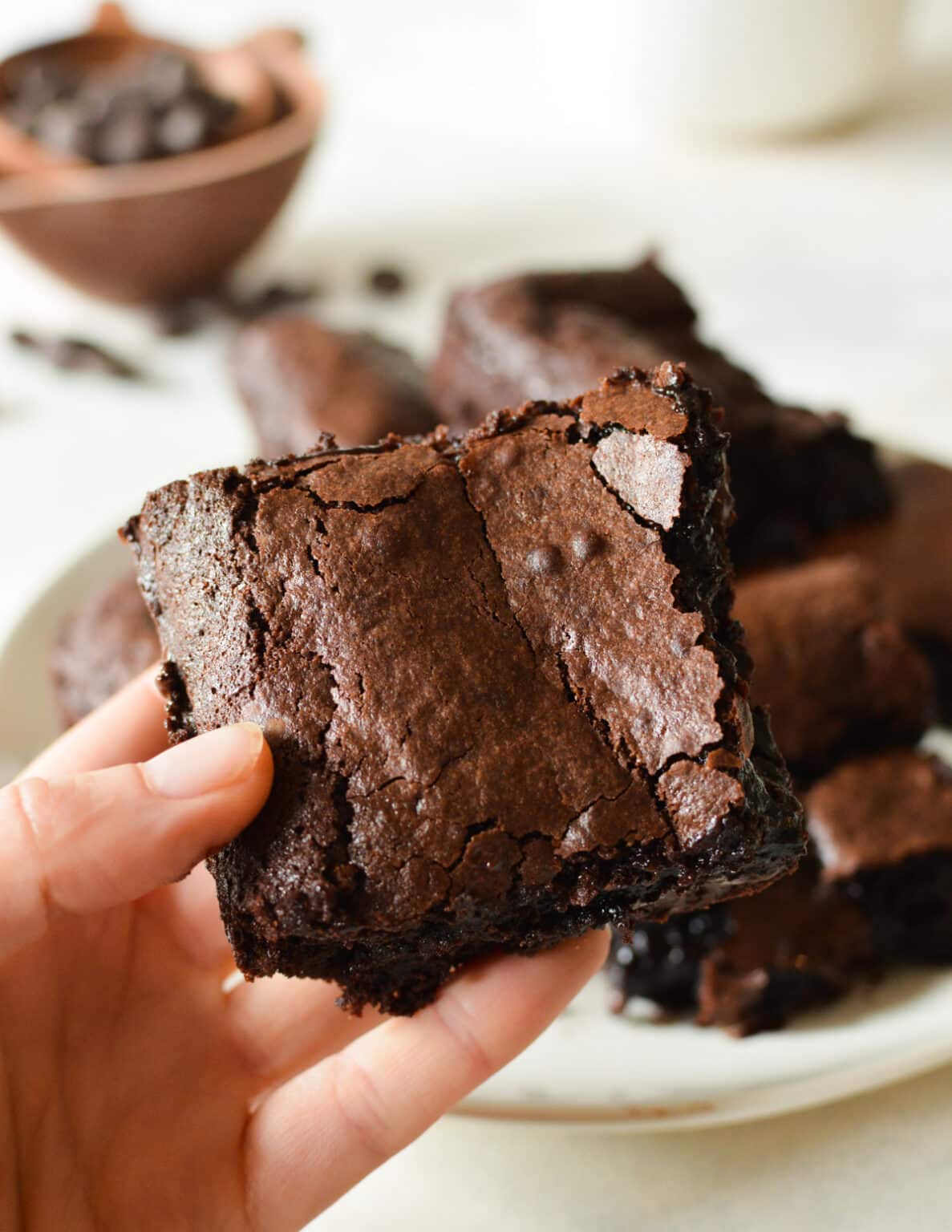 Sweetened Condensed Milk Brownies caramel and cashews
