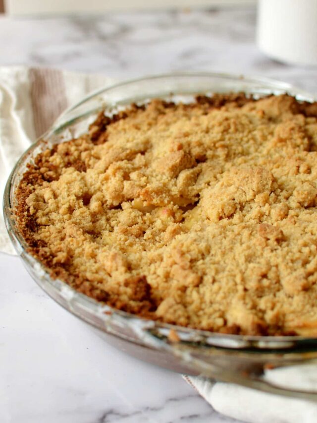 Apple Pie in a Graham Cracker Crust caramel and cashews