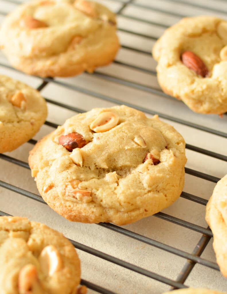 Chewy Mixed Nuts Cookies caramel and cashews