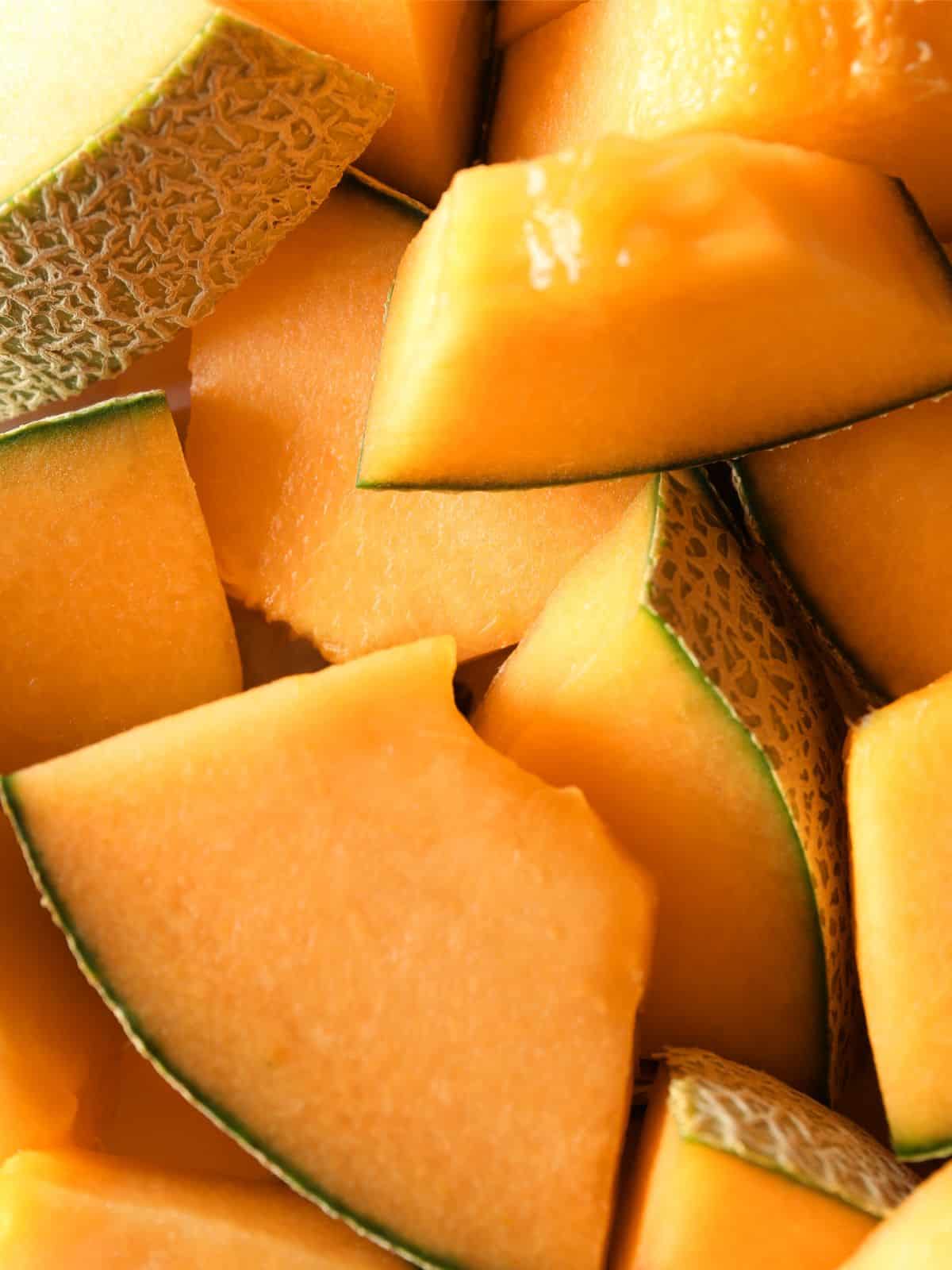 cantaloupe slices