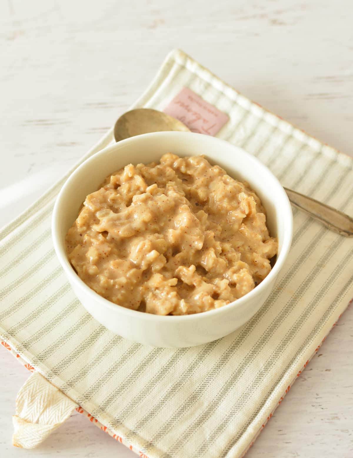 a bowl of oatmeal.